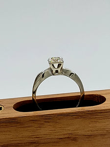White Gold Art Deco Diamond Ring