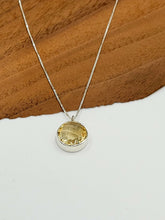 Load image into Gallery viewer, Silver Citrine Necklace
