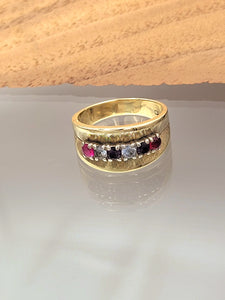 Multi Colored Sapphires Ring