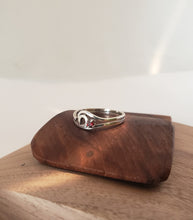 Load image into Gallery viewer, Sterling Silver Garnet Ring
