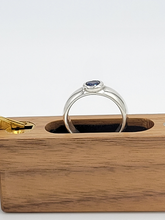 Load image into Gallery viewer, Silver Sapphire Ring
