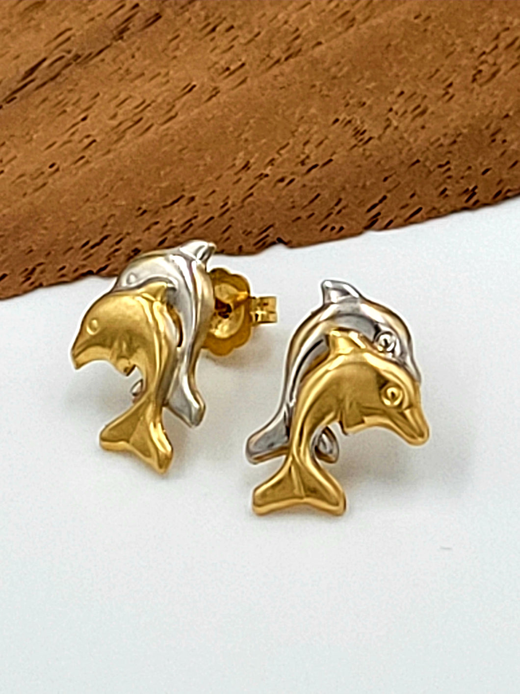 Aggregate 230+ gold dolphin earrings best
