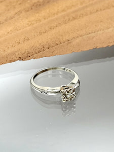 White Gold Art Deco Diamond Ring