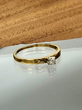 Load image into Gallery viewer, Gold Art Deco Diamond Ring Set
