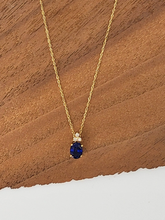 Load image into Gallery viewer, Diamond and Sapphire Necklace
