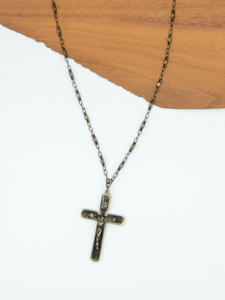 Antique Silver Crucifix