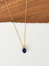 Load image into Gallery viewer, Diamond and Sapphire Necklace
