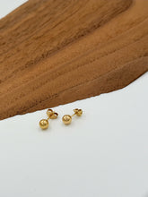 Load image into Gallery viewer, Gold Ball Post Earrings
