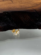 Load image into Gallery viewer, White Sapphire Post Earrings
